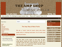 Tablet Screenshot of ampshopmusic.com